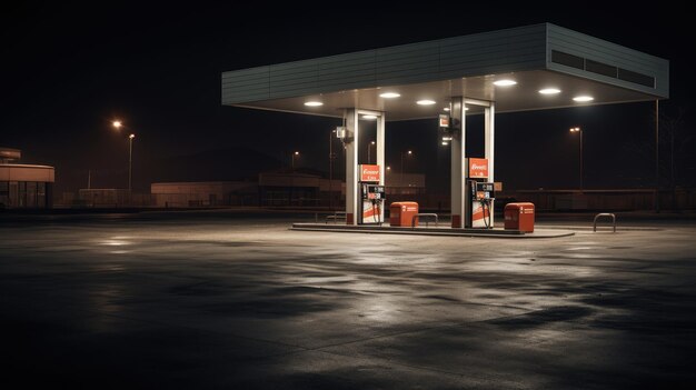 Gas station AI generated Image