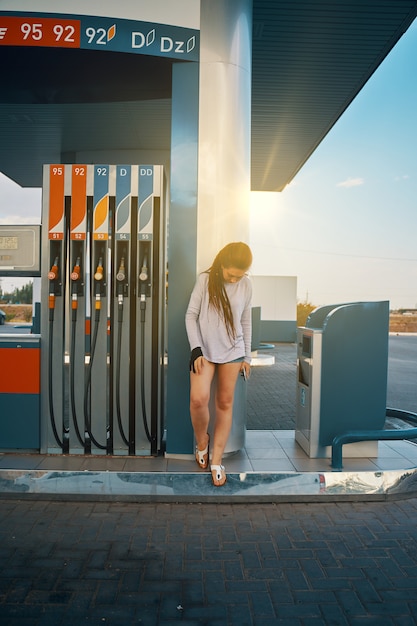 Gas station, distribution