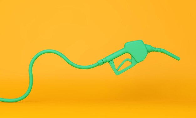 Photo gas station fuel pump abstract background d rendering