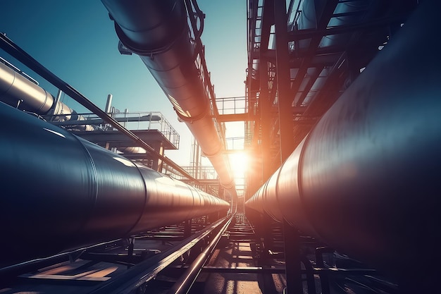 Gasleidingen olie-energietechnologie Veiligheidsklep in de gasleidingindustrie AI
