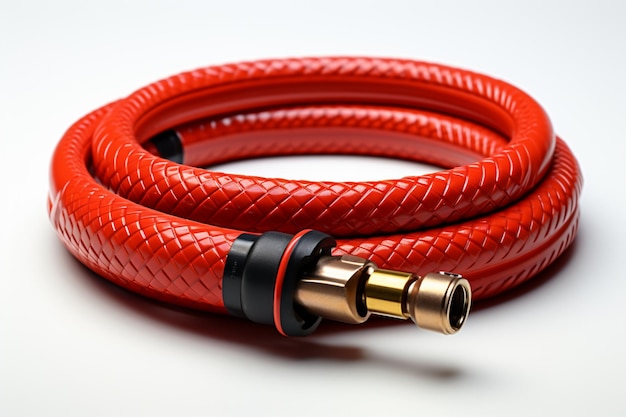 Gasoline Hose on white background