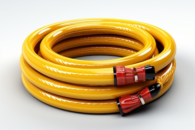 Gasoline Hose on white background