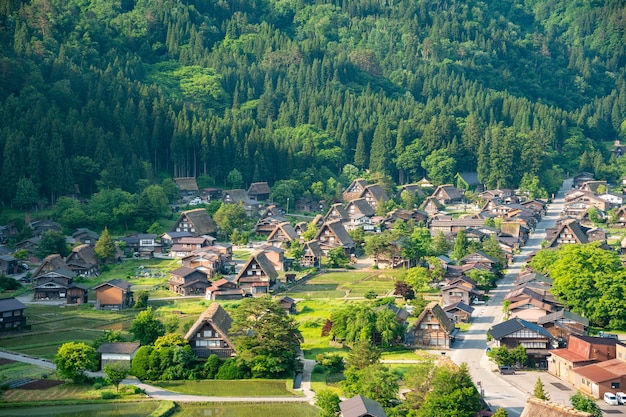 Gasso-huizen in Shirakawa-go, Japan