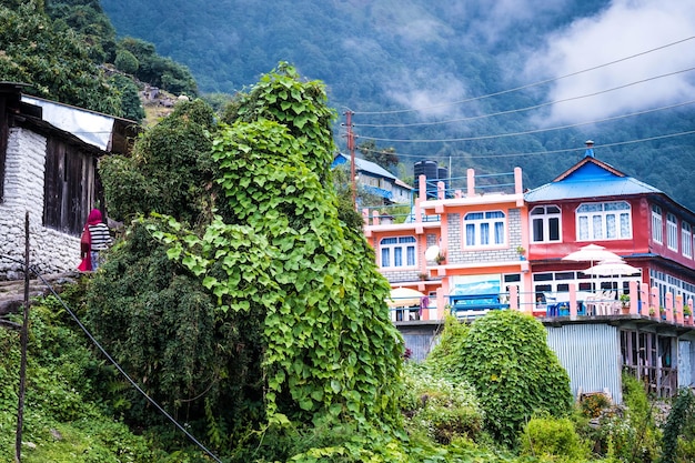 Gasthuizen in annapurna-circuit nepal