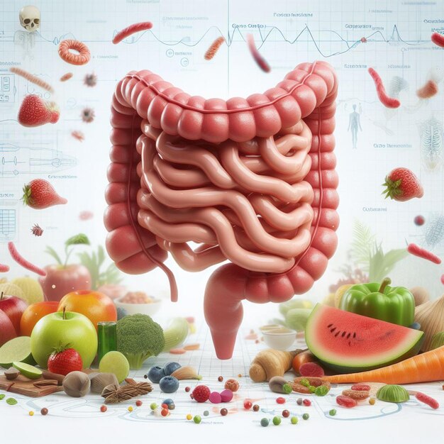 gastro intestine foods float around