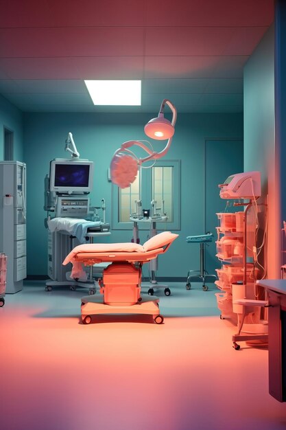Gastroenterology department vibrant colors solo image s