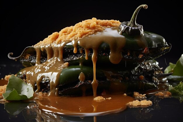 Foto gemme gastronomiche chiles rellenos splendor su bianco best chiles relenos immagine