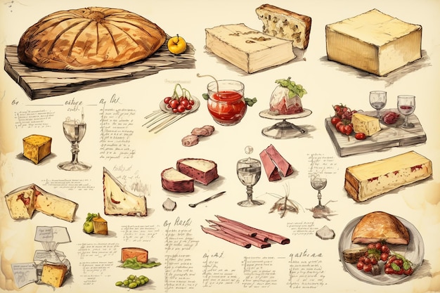 Gastronomic Graphics food sketch