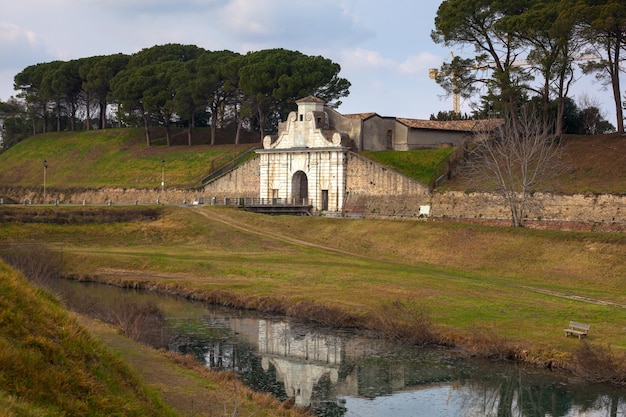 The gate Aquileia to the fortress town of Palmanova