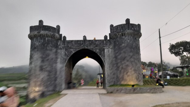 Photo the gate to the castle