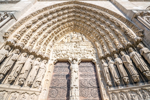 Gate of Cathedral Notre Dame