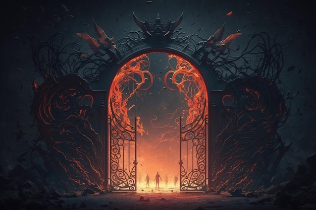 The gate of the demon