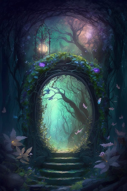 Gate to fairy tale