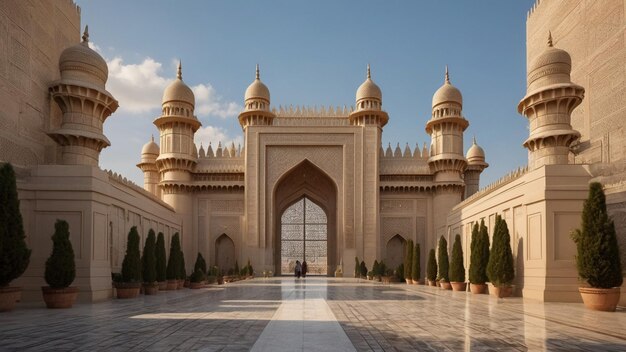 Gate of an Islamic sultan