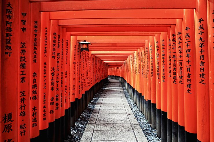 Photo 寺院 に 導く 門