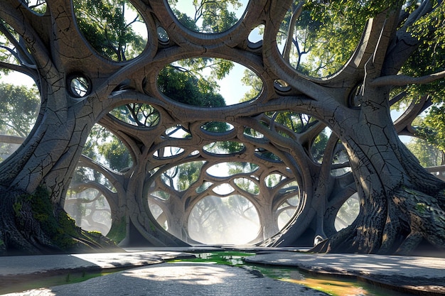 Дерево ворот, которое связывает параллельные вселенные октана