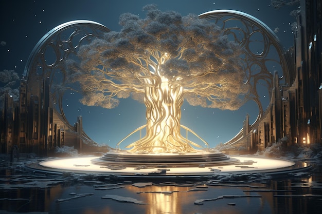 Gateway tree that links parallel universes