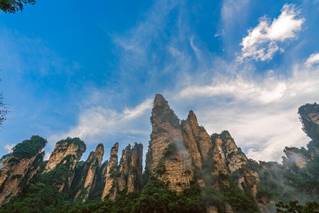 The Gathering of Heavenly Soldiers scenic rock formations