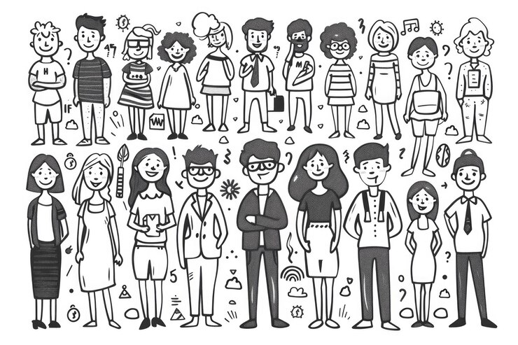 Photo a gathering of individuals possibly friends or family enjoying each other39s company
