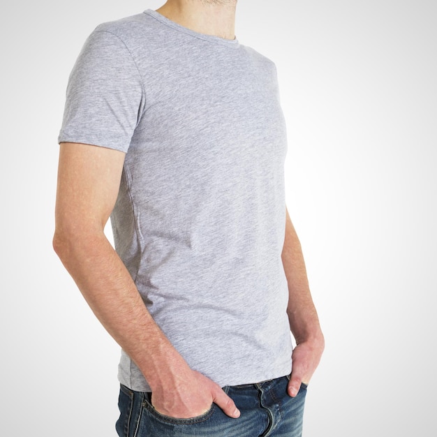 gay in gray tshirt