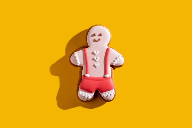 Gay pride orange conceptual background gingerbread