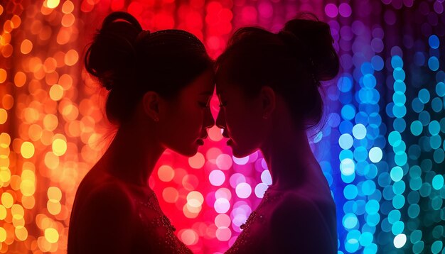 Photo gay wedding of two lesbian girls