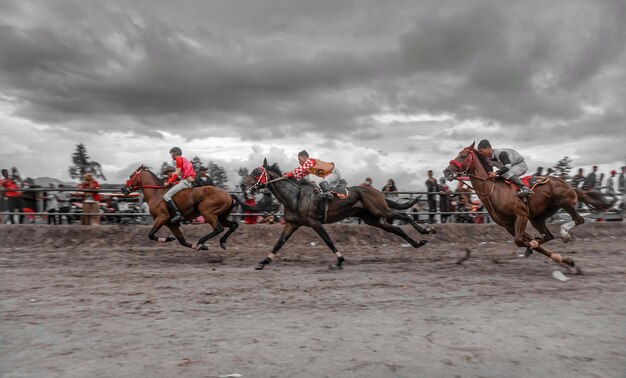 Photo gayo highlands horse racing