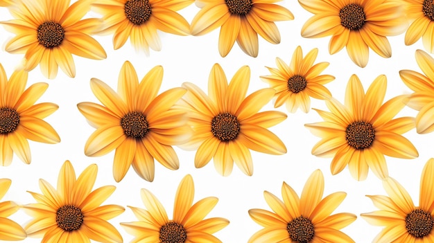 Gazania flower pattern background Flower background texture