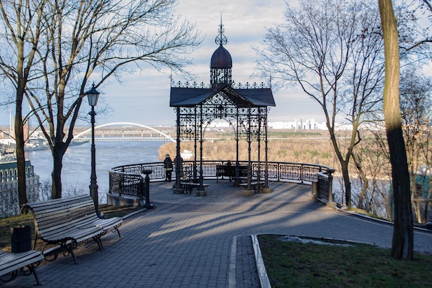 Gazebo in het stadspark