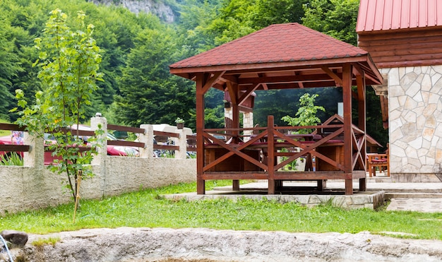 Gazebo, pergola in parken en tuinen