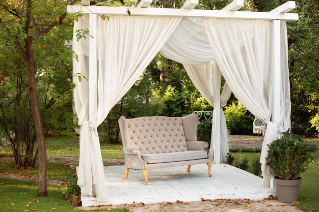 Gazebo for relax outdoor