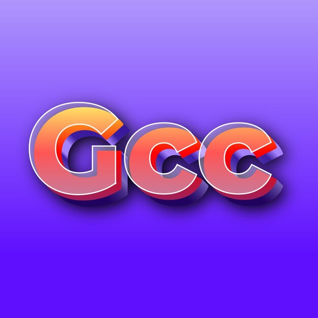 GccText effect JPG gradiënt paarse achtergrondkaartfoto