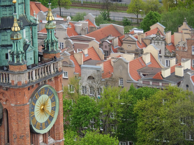 Photo gdansk from above