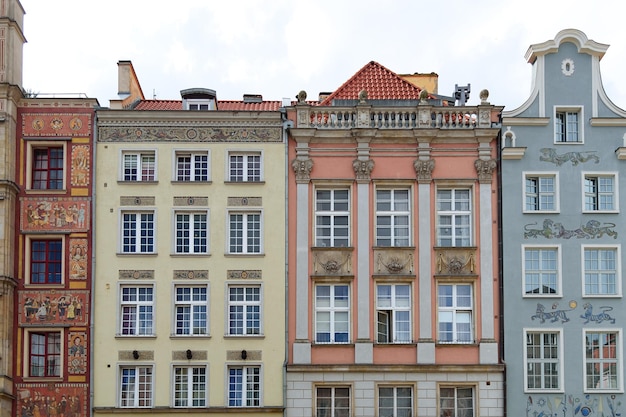 Gdansk Poland August 08 2019 Architecture of the Old Town in Gdansk Pomerania Province Poland Gdansk is the Historical Capital of Polish Pomerania with Medieval Old Town Architecture