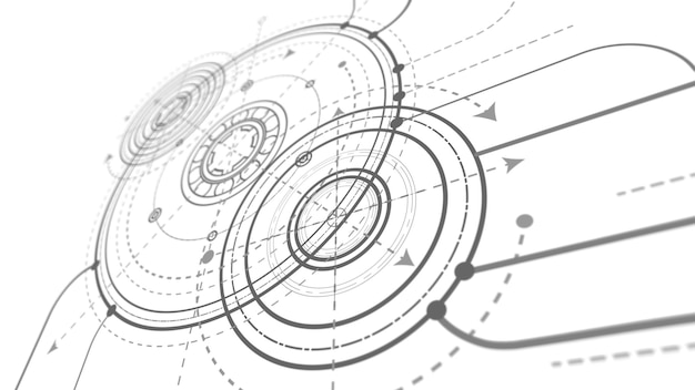 Foto gear background.engineering onderwijs.