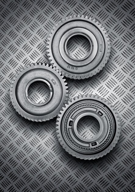 Gear metal wheels