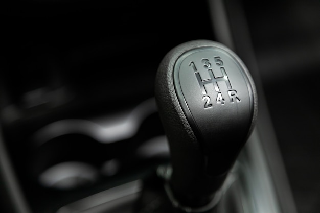 Gear shift. automatic transmission gear of car , car interior