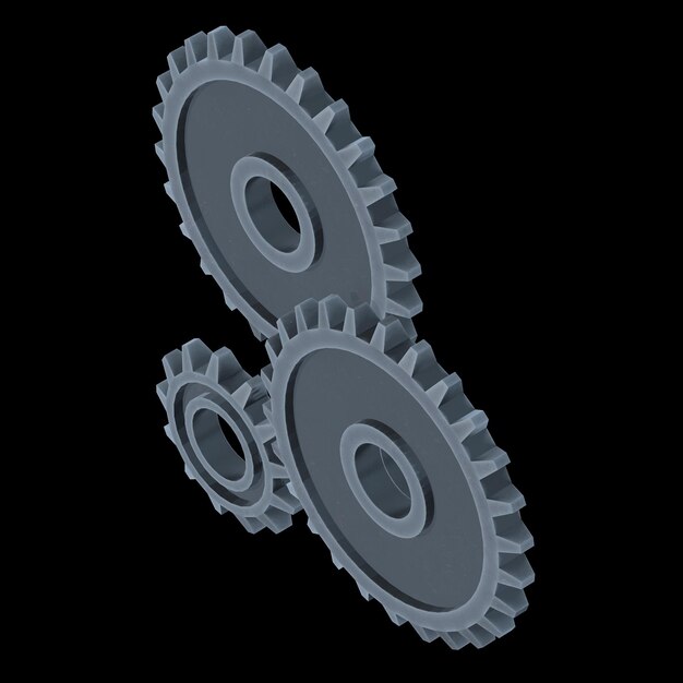 Gears Mechanical technology machine concept