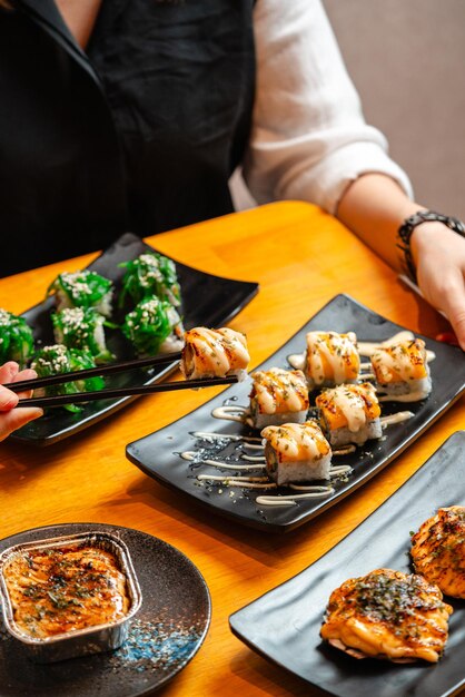 Geassorteerde heerlijke Sushi Roll