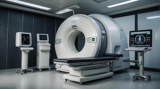 Geavanceerde MRI-machine in een medische onderzoeksruimte