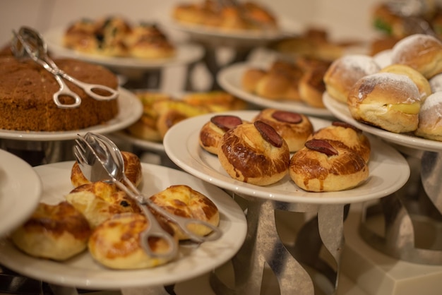 Gebakjes op het buffet