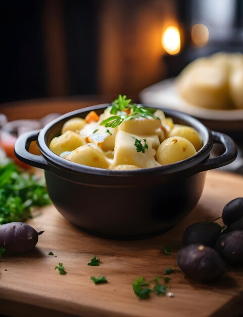 gebakken aardappelen in een pot_en_kaas