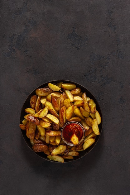 Gebakken aardappelen met brava saus