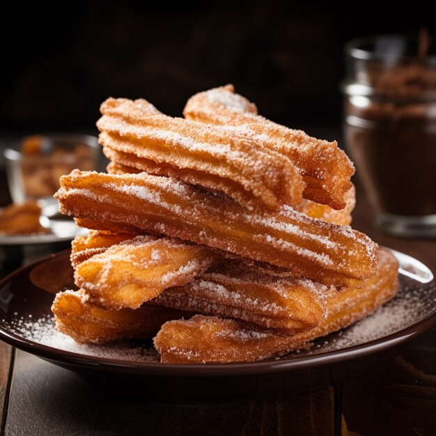 Foto gebakken churros