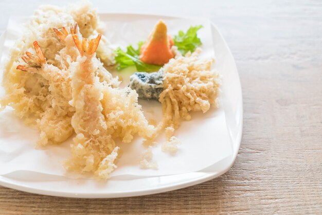 gebakken garnalen (tempura)