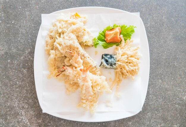 gebakken garnalen (tempura)