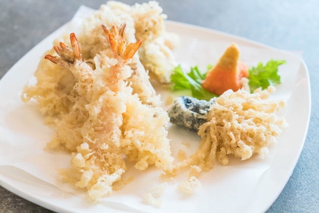 gebakken garnalen (tempura)