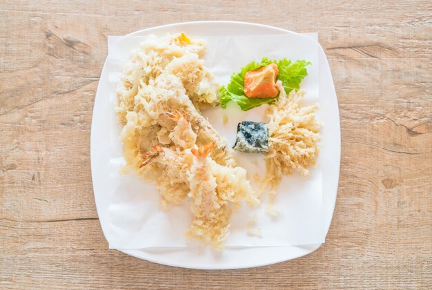 gebakken garnalen (tempura)