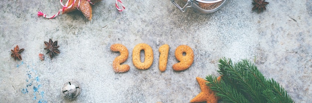 Gebakken peperkoek koekjes zelfgemaakte gedroogde sinaasappelen