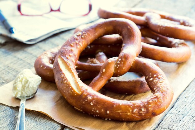 Gebakken pretzel